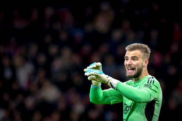 AFC Ajax Amsterdam goalkeeper Vitezslav Jaros during the match FOOTBALL - CHAMPIONS LEAGUE - AJAX vs BENFICA at the Johan Cruijff ArenA for the Champions League - League phase - Matchday 5 season 2025-2026 in AMSTERDAM, Netherlands on 25 November 2025, (photo by Stefan Koops EYE4images DeFodi Images)