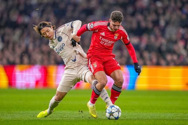 AMSTERDAM , 25-11-2025 , JohanCruyff Arena , season 2025 2026 , UEFA Champions League football , League phase Matchday 5 , match between Ajax and Benfica , picture shows Ajax - Benfica  x32194921x Copyright:
