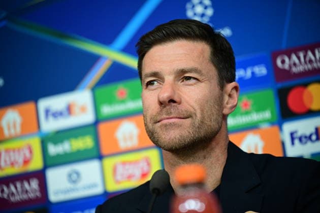 UEFA Champions League - Real Madrid press conference, PK, Pressekonferenz - Real Madrid coach Xabi Alonso attend a press conference ahead of the UEFA Champions League Phase matchday 5 soccer match between Olympiacos and Real Madrid in Piraeus, Greece, 25 November 2025. IMAGO ONE INCH PRODUCTIONS PIRAEUS GREECE Copyright: xONExINCHxPRODUCTIONSx 6749286