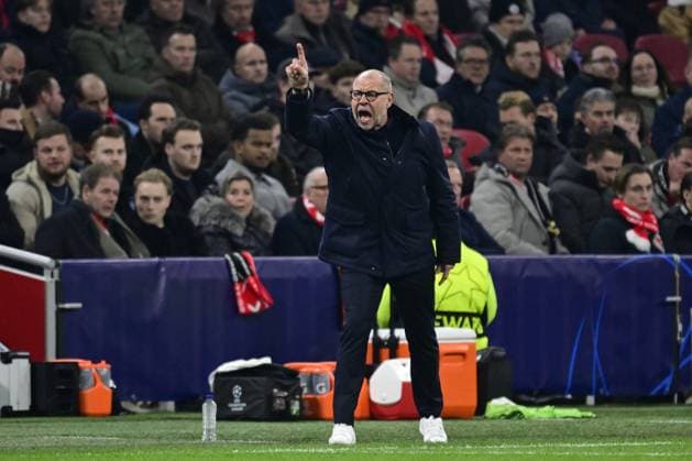 AMSTERDAM - AFC Ajax coach Fred Grim during the Champions League match between AFC Ajax and Benfica at the Johan Cruijff ArenA on November 25, 2025, in Amsterdam, Netherlands. ANP OLAF KRAAK UEFA Champions League Matchday 5 2025-2026 xVIxANPxSportx xxANPxIVx 543059155 originalFilename: 543059155.jpg