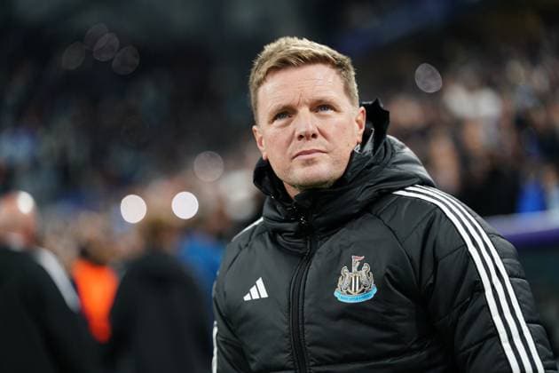 Newcastle manager Eddie Howe Marseille v Newcastle United, UEFA Champions League, Group Stage, Football, Orange Velodrome, Marseille, France- 25 Nov 2025Marseille Orange Vélodrome France EDITORIAL USE ONLY No use with unauthorised audio, video, data, fixture lists, club league logos or live services. Online in-match use limited to 120 images, no video emulation. No use in betting, games or single club league player publications.  Copyright: xDavexWinter Shutterstockx 15918266x