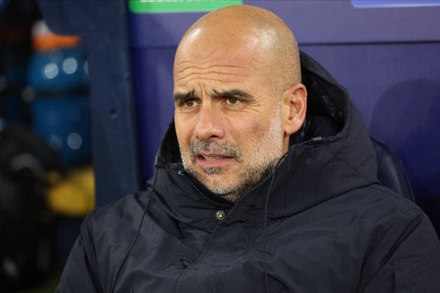 Manchester City v Bayer 04 Leverkusen - UEFA Champions League 2025 26 League Phase MD5 Pep Guardiola, Manager of Manchester City portrait before the UEFA Champions League 2025 26 League Phase MD5 match between Manchester City and Bayer 04 Leverkusen at City of Manchester Stadium on November 25, 2025 in Manchester, England. Manchester City of Manchester Stadium England United Kingdom Copyright: xNealxSimpson Sportsphoto APLx 14142655