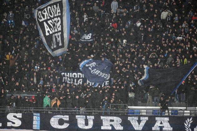 25th November 2025, Stadio Diego Armando Maradona, Naples, Italy; UEFA Champions League Football; Napoli versus Qarabag; Napoli fans  AllShotLive