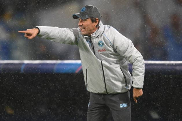 25th November 2025, Stadio Diego Armando Maradona, Naples, Italy; UEFA Champions League Football; Napoli versus Qarabag; Antonio Conte head coach of Napoli  AllShotLive