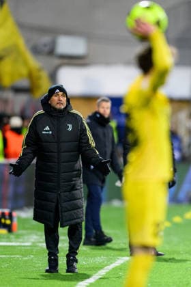 251125 Head coach Luciano Spalletti of Juventus during the UEFA Champions League football match between Bodo Glimt and Juventus on November 25, 2025 in Bodo. Photo: Marius Simensen BILDBYRAN COP 238 MM0049 bbeng football fotball fotboll soccer uefa champions league mesterligaen bodo glimt juventus Copyright: MARIUSxSIMENSEN BB251125BB788
