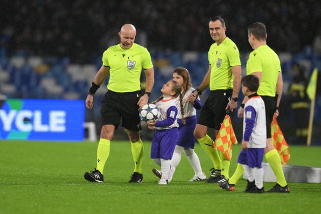 Players of Napoli and Qarabag walk out of the tunnel during the match Uefa Champions League Championship between S.S.C. Napoli and Qarabag at the Maradona Stadium on Nov 25, 2025 in Naples, Italy. during SSC Napoli vs Qarabag FK, UEFA Champions League football match in Naples, Italy, November 25 2025  Copyright: xRobertoxRamaccia IPAxSportx xipa-agency.netx xx IPA_68376857 IPA_Agency_IPA68376857