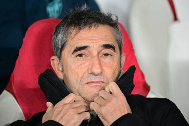Ernesto Valverde of Bilbao in action during the Football Champions League, 5th round match: Slavia Prague vs Athletic Bilbao in Prague, Czech Republic, November 25, 2025. (CTKxPhoto RomanxVondrous) CTKPhotoP2025112507600  CTKPhotoP2025112507600