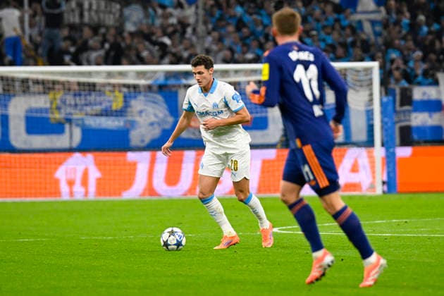 FOOTBALL : Olympique de Marseille VS Newcastle United FC - UEFA Champions League - 25 11 2025 Benjamin Pavard (OM) - UEFA Champions League match between Olympique de Marseille and Newcastle United FC on November 25, 2025 at the Orange Velodrome in Marseille. MarseilleFrance  Copyright: xWilliamxCannarellax