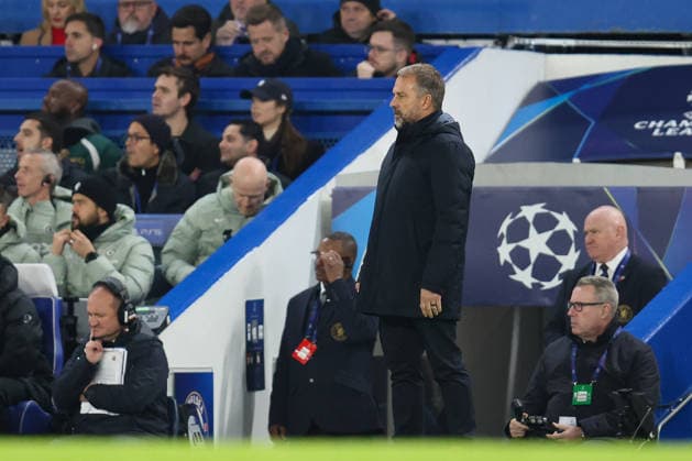 FC Barcelona, Barca manager Hansi Flick during the UEFA Champions League match between Chelsea and FC Barcelona at Stamford Bridge in London, England Copyright: xAlexanderxCanillas SPPx Sportspressphoto_SPR65944