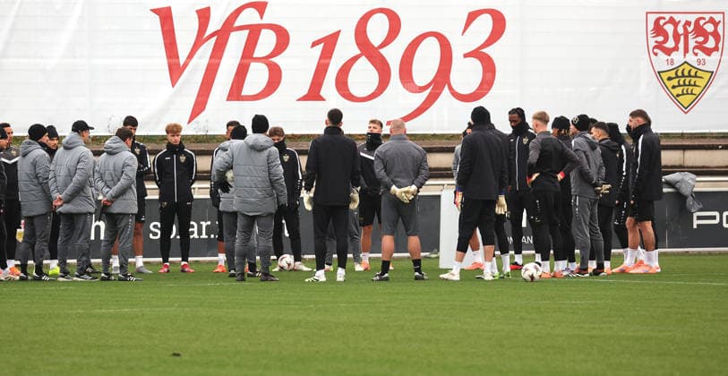 26.11.2025, Deutschland, Stuttgart, Fußball Bundesliga, Saison 2025 2026, VfB Stuttgart Training,