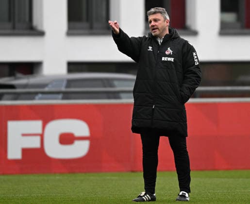 26.11.2025, xophax, Fussball 1.Bundesliga, 1.FC Koeln Training Trainer Lukas Kwasniok ( 1.FC Köln ) Koeln