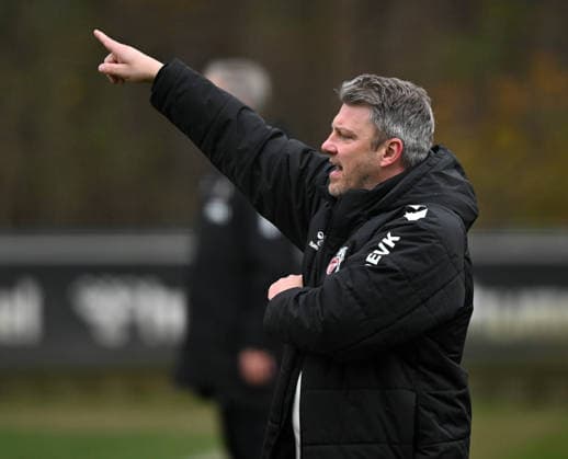 26.11.2025, xophax, Fussball 1.Bundesliga, 1.FC Koeln Training Trainer Lukas Kwasniok ( 1.FC Köln ) Koeln