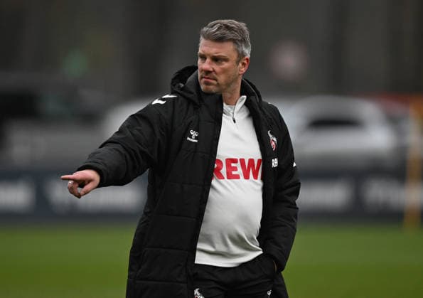 26.11.2025, xophax, Fussball 1.Bundesliga, 1.FC Koeln Training Trainer Lukas Kwasniok ( 1.FC Köln ) Koeln