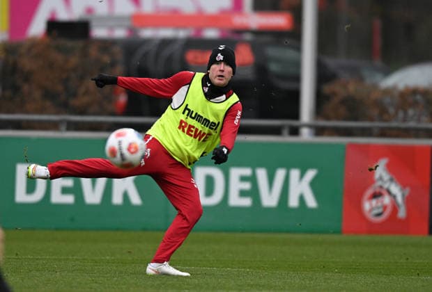 26.11.2025, xophax, Fussball 1.Bundesliga, 1.FC Koeln Training Isak Johannesson ( 1.FC Köln ) Koeln