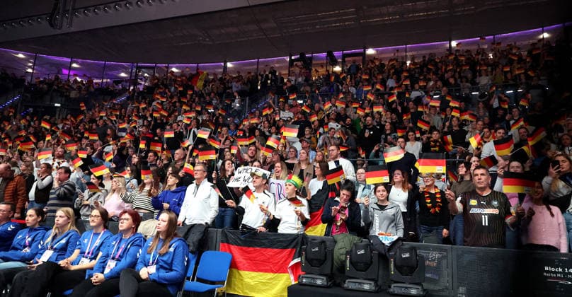 26.11.2025, Deutschland, Stuttgart, F27th IHF WomenÂ s World Championship, WM, Weltmeisterschaft 2025, Germany vs. Iceland, Fans, Zuschauer (GER)