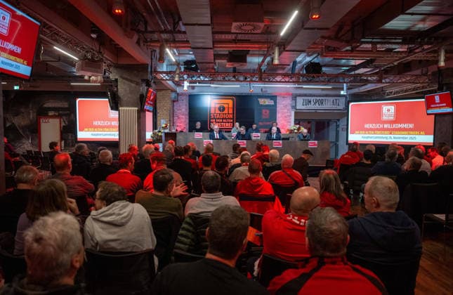 Fußball, Herren, Saison 2025 2026, 1. Bundesliga, 1. FC Union Berlin, 14. Ordentliche Hauptversammlung der An der Alten Försterei Stadionbetriebs AG, Übersicht, 26.11. 2025, Copyright: xMatthiasxKochx