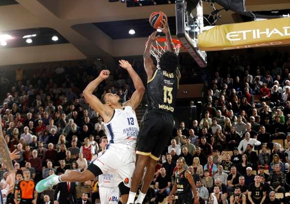 BASKET MONACO vs ANADOLU ISTANBUL PHOTOPQR NICE MATIN Jean François Ottonello ; Monaco ; 26 11 2025 ; AS MONACO vs ANADOLU ISTANBUL - 14e journee Euroligue 2025 2026 - 13 Kevarrius Hayes Monaco France  Copyright: xPHOTOPQR NICExMATIN MAXPPPxJeanxFrançoisxOttonellox 20251126NIM3073 20251126NIM3073
