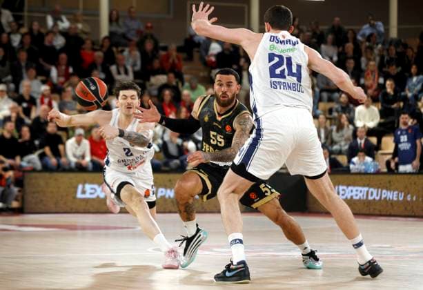BASKET MONACO vs ANADOLU ISTANBUL PHOTOPQR NICE MATIN Jean François Ottonello ; Monaco ; 26 11 2025 ; AS MONACO vs ANADOLU ISTANBUL - 14e journee Euroligue 2025 2026 - 55 Mike James Monaco France  Copyright: xPHOTOPQR NICExMATIN MAXPPPxJeanxFrançoisxOttonellox 20251126NIM3075 20251126NIM3075