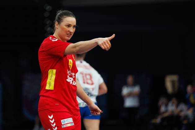 Durdina Jaukovic (Montenegro), Spanien vs Paraguay, Handball, IHF Handball Weltmeisterschaft der Frauen, 01.Spieltag, 26.11.2025 Spanien vs Paraguay, Handball, IHF Handball Weltmeisterschaft der Frauen, 01.Spieltag, 26.11.2025 Copyright: xEibner-Pressefoto AlexanderxNeisx EP_ANS
