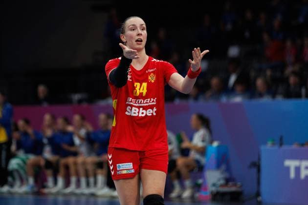 Tatjana Brnovic (Montenegro), Spanien vs Paraguay, Handball, IHF Handball Weltmeisterschaft der Frauen, 01.Spieltag, 26.11.2025 Spanien vs Paraguay, Handball, IHF Handball Weltmeisterschaft der Frauen, 01.Spieltag, 26.11.2025 Copyright: xEibner-Pressefoto AlexanderxNeisx EP_ANS