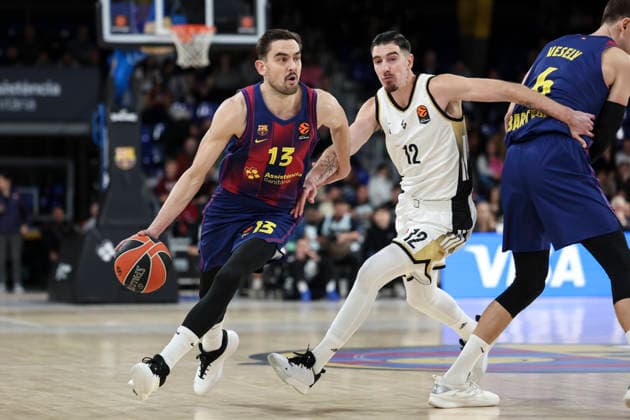 November 26, 2025, Barcelona, Barcelona, Spain: Tomas Satoransky of FC Barcelona, Barca in action during the EuroLeague Regular Season Round 13 match played between FC Barcelona and LDLC Asvel Villeurbanne at Palau Blaugrana on November 26, 2025 in Barcelona, Spain. Barcelona Spain - ZUMAa181 20251126_zaa_a181_073 Copyright: xJavierxBorregox