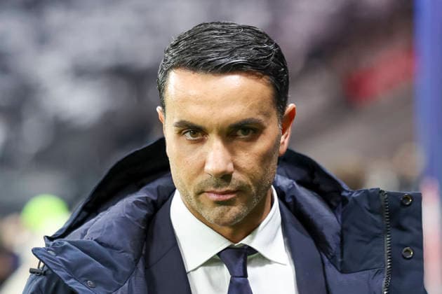Raffaele Palladino (Atalanta Bergamo, Trainer) , Deutschland, Fussball, UEFA Champions League, 5. Spieltag, 2025 2026, Eintracht Frankfurt vs. Atalanta Bergamo, 26.11.2025, Deutsche-Bank-Park, Frankfurt am Main, Deutschland Frankfurt am Main Deutsche-Bank-Park Hessen Deutschland Copyright: xGrantxHubbsx