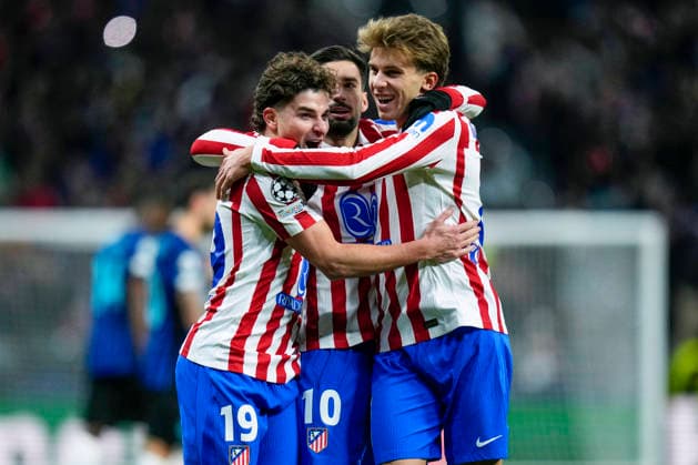 ESP: Atletico de Madrid - Inter Milan. UEFA Champions League. Matchday 5. Julian Alvarez of Atletico de Madrid during the UEFA Champions League match, between Atletico de Madrid and Inter Milan, matchday 5, played at Riyadh Air Stadium on November 26, 2025 in Madrid, Spain. kpng Copyright: xCesarxCebollax xPRESSINx PS_251126_ATL_INT_029