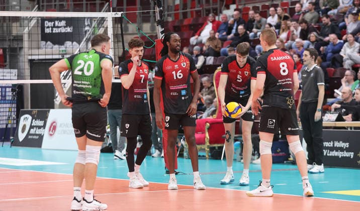 Ludwigsburg , Zoi DVV Pokal Viertelfinale , Barock Volleys MTV Ludwigsburg vs. Powervolleys Düren , Enttäuschung Ludwigsburg