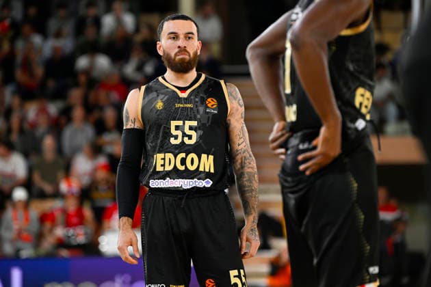 BASKET-BALL : AS Monaco VS Anadolu Efes Spor Kulübü - Turkish Airlines EuroLeague - 26 11 2025 Mike James (ASM) - Turkish Airlines EuroLeague match between AS Monaco and Anadolu Efes Spor Kulübü on November 26, 2025 at the Louis II Stadium in Monaco. MonacoMonaco  Copyright: xWilliamxCannarellax