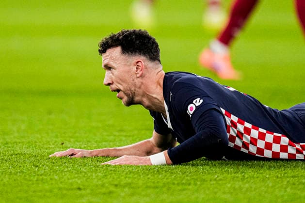 LIVERPOOL, ENGLAND - NOVEMBER 26: Ivan Perisic of PSV looks dejected during the UEFA Champions League 2025 26 League Phase MD5 match between Liverpool FC and PSV Eindhoven at Anfield on November 26, 2025 in Liverpool, England. (Photo by Rene Nijhuis) SPO  Copyright: xRenexNijhuis