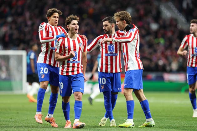 November 26, 2025, Madrid, Madrid, Spain: Julian Alvarez of Atletico de Madrid celebrates a goal during the UEFA Champions League 2025 26 League Phase MD5 match between Atletico de Madrid and FC Internazionale Milano at Riyadh Air Metropolitano on November 26, 2025, in Madrid, Spain. Madrid Spain - ZUMAa181 20251126_zaa_a181_251 Copyright: xIrinaxR.xHipolitox