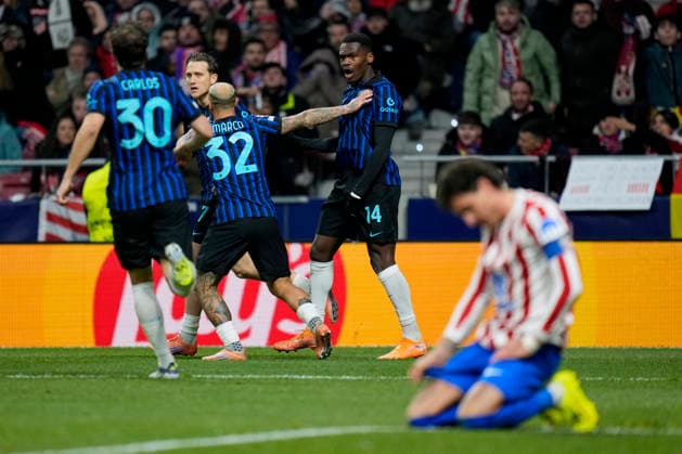 ESP: Atletico de Madrid - Inter Milan. UEFA Champions League. Matchday 5. Piotr Zielinski of FC Internazionale Milano during the UEFA Champions League match, between Atletico de Madrid and Inter Milan, matchday 5, played at Riyadh Air Stadium on November 26, 2025 in Madrid, Spain. kpng Copyright: xCesarxCebollax xPRESSINx PS_251126_ATL_INT_070