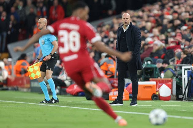 Arne Slot, head coach of Liverpool Liverpool v PSV Eindhoven, UEFA Champions League, Group Stage, Football, Anfield, Liverpool, UK- 26 Nov 2025Liverpool Anfield United Kingdom EDITORIAL USE ONLY No use with unauthorised audio, video, data, fixture lists, club league logos or live services. Online in-match use limited to 120 images, no video emulation. No use in betting, games or single club league player publications.  Copyright: xPhilxOldham Shutterstockx 15927967bi