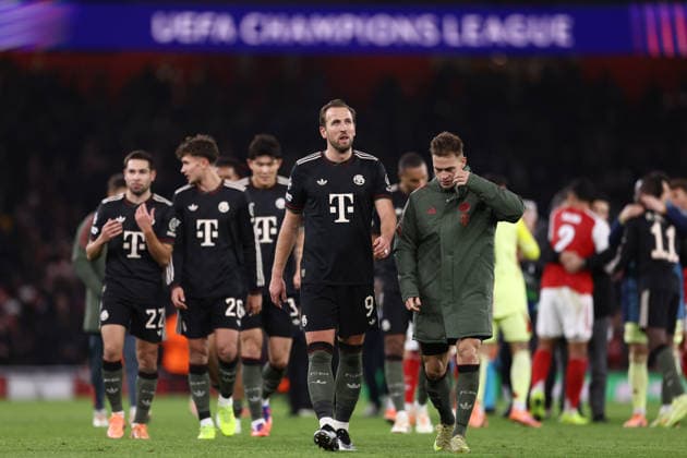 Arsenal v Bayern Munich 26 November 2025, London - UEFA Champions League - League Stage - Arsenal v Bayern Munich - Harry Kane of Bayern Munich after the 3-1 defeat at the Emirates Stadium - Photo: Jacques Feeney Offside. London UK *** Arsenal gegen Bayern München 26. November 2025, London UEFA-Champions-League-Phase Arsenal gegen Bayern München Harry Kane von Bayern München nach der 1  Copyright: xJacquesxFeeneyxOffside
