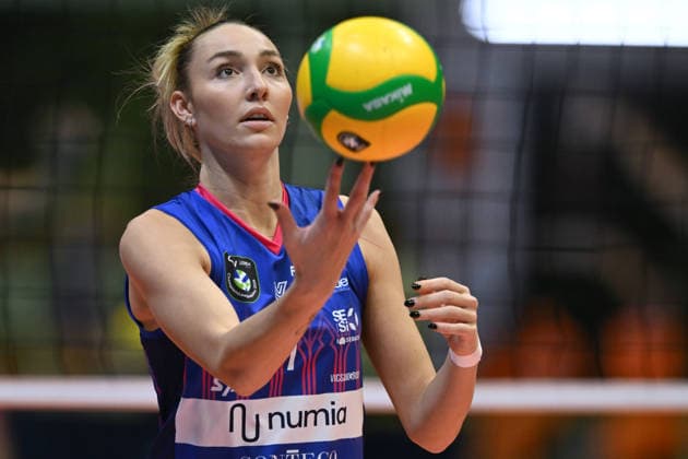 Db Monza 26 11 2025 - Cev Champions League Numia Vero Volley Milano-Olympiacos Piraeus foto Daniele Buffa Image nella foto: Elena Pietrini 