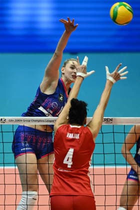Db Monza 26 11 2025 - Cev Champions League Numia Vero Volley Milano-Olympiacos Piraeus foto Daniele Buffa Image nella foto: Vita Akimova 