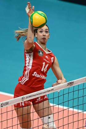 Db Monza 26 11 2025 - Cev Champions League Numia Vero Volley Milano-Olympiacos Piraeus foto Daniele Buffa Image nella foto: Kyriaki Terzoglou 