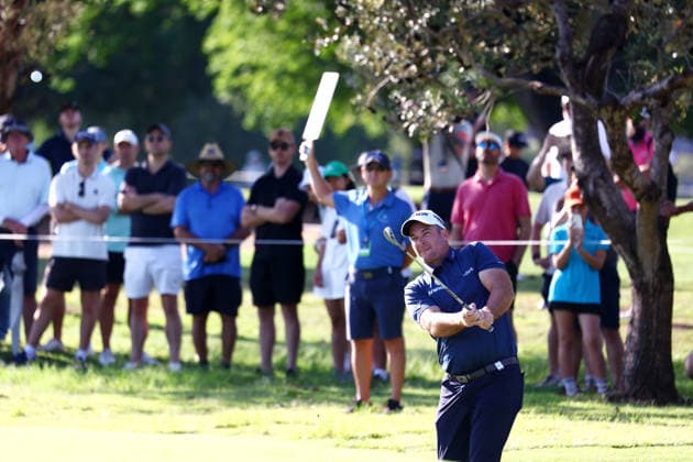 GOLF AUSTRALIAN PGA, Golf Herren Ryan Fox of New Zealand in action during the Australian PGA Championship at Royal Queensland Golf Club in Brisbane, Queensland, Thursday, November 27, 2025. ( NO ARCHIVING Brisbane Queensland Australia  Copyright: xx 20251127197707021493