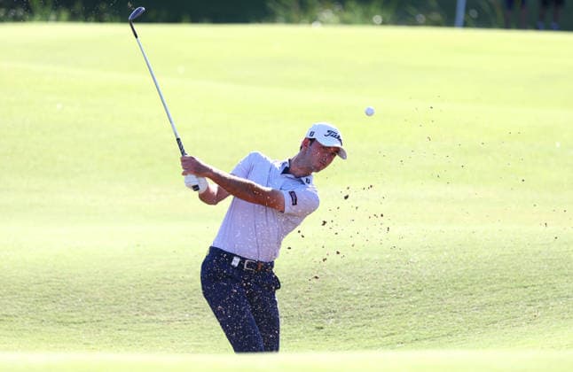 GOLF AUSTRALIAN PGA, Golf Herren Elvis Smylie of Australia in action during the Australian PGA Championship at Royal Queensland Golf Club in Brisbane, Queensland, Thursday, November 27, 2025. ( NO ARCHIVING Brisbane Queensland Australia  Copyright: xx 20251127178228790426