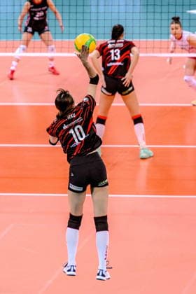 Volleyball, Frauen, CL, LKS Commercecon Lodz - Dresdner SC LODZ 26.11.2025 LIGA MISTRZYN CEV SIATKOWKA KOBIET CEV VOLLEYBALL CHAMPIONS LEAGUE WOMEN --- LKS COMMERCECON LODZ - DRESDNER SC N Z MIKU AKIMOTO FOT.PAWEL PIOTROWSKI 400MM.PL NEWSPIX.PL --- newspix.pl 