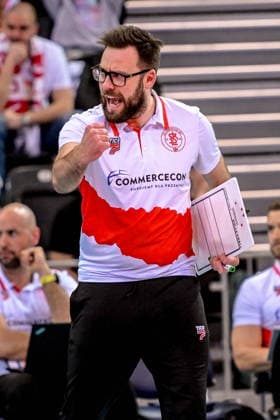 LODZ 26.11.2025 LIGA MISTRZYN CEV SIATKOWKA KOBIET CEV VOLLEYBALL CHAMPIONS LEAGUE WOMEN --- LKS COMMERCECON LODZ - DRESDNER SC N Z ADRIAN CHYLINSKI FOT.PAWEL PIOTROWSKI 400MM.PL NEWSPIX.PL --- newspix.pl 