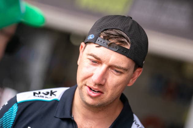 November 27, 2025, Adelaide, South Australia, Australia: Repco Supercars Championship driver CHAZ MOSTERT for Mobil 1 Optus Racing signs autographs for fans out back of the pits and garages on Thursday at the BP Ultimate Adelaide Grand Final. Adelaide Australia - ZUMAf186 20251127_zsp_f186_023 Copyright: xJamesxForresterx