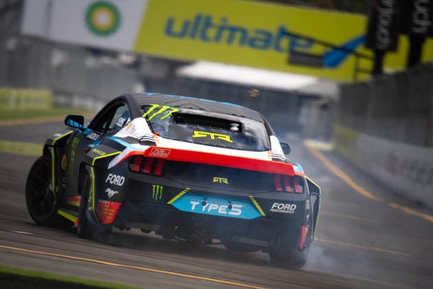 November 27, 2025, Adelaide, South Australia, Australia: 2x Formula Drift Champion VAUGHN GITTIN JR for RTR Motorsport during the Penrite Drift All Stars on Thursday at the BP Ultimate Adelaide Grand Final. Adelaide Australia - ZUMAf186 20251127_zsp_f186_030 Copyright: xJamesxForresterx