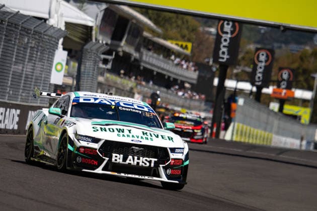 November 27, 2025, Adelaide, South Australia, Australia: Repco Supercars Championship driver JAMES COURTNEY for Snowy River Caravans on Thursday at the BP Ultimate Adelaide Grand Final. Adelaide Australia - ZUMAf186 20251127_zsp_f186_053 Copyright: xJamesxForresterx