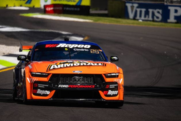 November 27, 2025, Adelaide, South Australia, Australia: Repco Supercars Championship Wildcard NASCAR, Motorsport, USA driver AUSTIN CINDRIC for Armorall Ford Performance Racing on Thursday at the BP Ultimate Adelaide Grand Final. Adelaide Australia - ZUMAf186 20251127_zsp_f186_061 Copyright: xJamesxForresterx