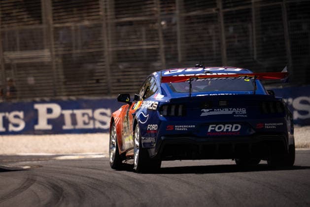 November 27, 2025, Adelaide, South Australia, Australia: Repco Supercars Championship Wildcard NASCAR, Motorsport, USA driver AUSTIN CINDRIC for Armorall Ford Performance Racing on Thursday at the BP Ultimate Adelaide Grand Final. Adelaide Australia - ZUMAf186 20251127_zsp_f186_065 Copyright: xJamesxForresterx