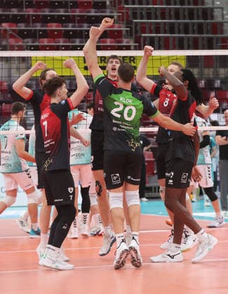 Ludwigsburg , Zoi DVV Pokal Viertelfinale , Barock Volleys MTV Ludwigsburg vs. Powervolleys Düren , Jubel Ludwigsburg