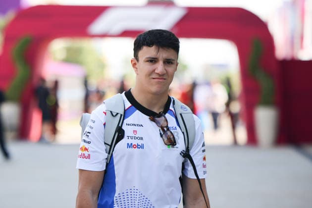 Isack Hadjar (Visa Cash App Racing Bulls Formula One Team, , 06) , QAT, Formel 1 Weltmeisterschaft, Qatar Grand Prix, Doha, Lusail, Lusail International Circuit, Media Day, 27.11.2025 QTR, Formel 1 Weltmeisterschaft, Qatar Grand Prix, Doha, Lusail, Lusail International Circuit, Media Day, 27.11.2025 Doha Copyright: xEibner-Pressefoto AnnikaxGrafx EP_AGF