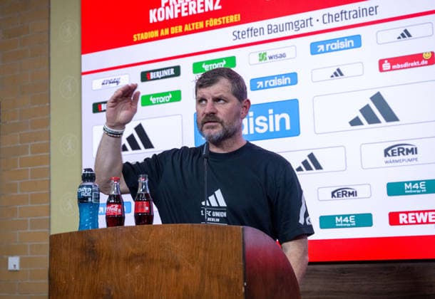 Fußball, Herren, Saison 2025 2026, 1. Bundesliga, 1. FC Union Berlin, Trainer Steffen Baumgart (1. FC Union Berlin), 27.11. 2025, Copyright: xMatthiasxKochx