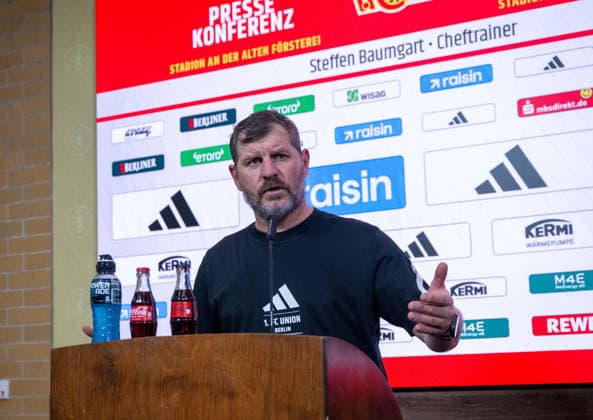 Fußball, Herren, Saison 2025 2026, 1. Bundesliga, 1. FC Union Berlin, Trainer Steffen Baumgart (1. FC Union Berlin), 27.11. 2025, Copyright: xMatthiasxKochx